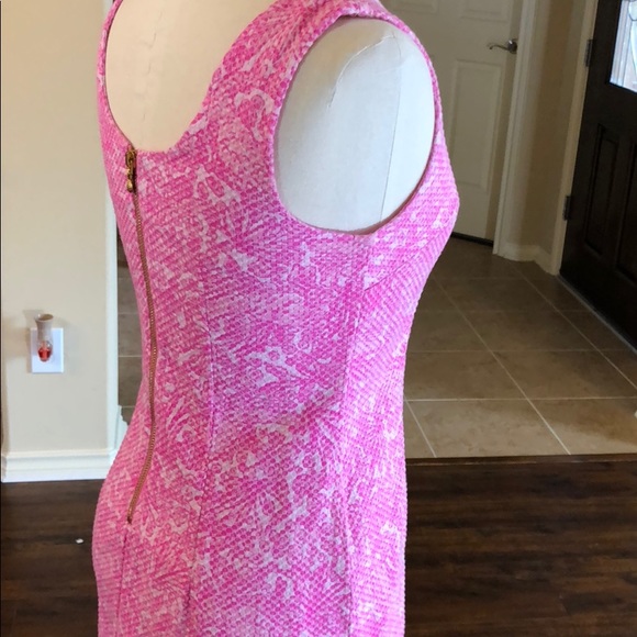 Lilly Pulitzer See Ya Later Dress Pink & White - Picture 3 of 5